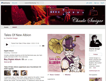 Tablet Screenshot of charliesavigar.bandcamp.com