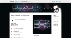 Desktop Screenshot of dezcry.bandcamp.com