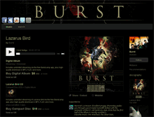 Tablet Screenshot of burstband.bandcamp.com