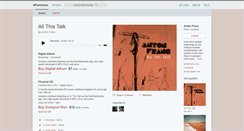 Desktop Screenshot of antonfranc.bandcamp.com