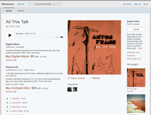 Tablet Screenshot of antonfranc.bandcamp.com