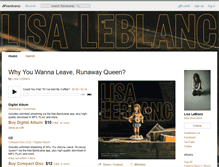 Tablet Screenshot of lisaleblanc.bandcamp.com