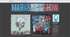 Desktop Screenshot of marksmidnightcarnivalshow.bandcamp.com