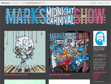 Tablet Screenshot of marksmidnightcarnivalshow.bandcamp.com
