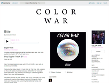 Tablet Screenshot of colorwar.bandcamp.com