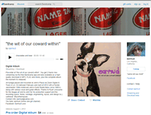Tablet Screenshot of earmud.bandcamp.com