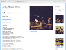 Tablet Screenshot of loscircos.bandcamp.com