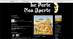 Desktop Screenshot of leportenonaperte.bandcamp.com