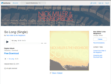 Tablet Screenshot of listentonickmiller.bandcamp.com