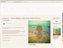 Tablet Screenshot of burninghotels.bandcamp.com