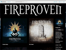 Tablet Screenshot of fireproven.bandcamp.com