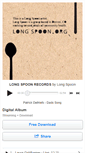 Mobile Screenshot of longspoon.bandcamp.com