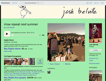 Tablet Screenshot of joshbelville.bandcamp.com