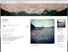 Tablet Screenshot of fathomthis.bandcamp.com