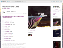 Tablet Screenshot of mypetdragon.bandcamp.com