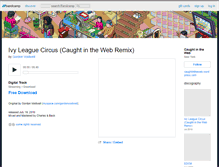 Tablet Screenshot of caughtintheweb.bandcamp.com