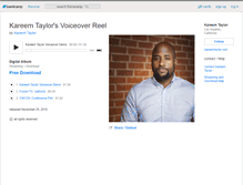 Tablet Screenshot of kareemtaylor.bandcamp.com