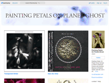 Tablet Screenshot of paintingpetalsonplanetghost.bandcamp.com