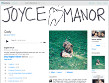 Tablet Screenshot of joycemanor.bandcamp.com