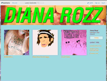 Tablet Screenshot of dianarozz.bandcamp.com