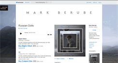 Desktop Screenshot of markberube.bandcamp.com