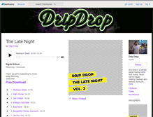 Tablet Screenshot of dripdrop.bandcamp.com
