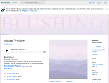 Tablet Screenshot of blushing.bandcamp.com