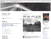 Tablet Screenshot of forthelifeofme.bandcamp.com