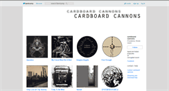Desktop Screenshot of cardboardcannons.bandcamp.com