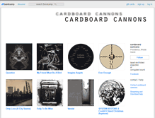 Tablet Screenshot of cardboardcannons.bandcamp.com