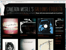 Tablet Screenshot of cameronmcgill.bandcamp.com