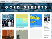 Tablet Screenshot of goldstreets.bandcamp.com