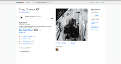 Desktop Screenshot of coupcouroux.bandcamp.com