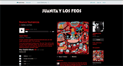 Desktop Screenshot of juanitaylosfeos.bandcamp.com