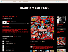 Tablet Screenshot of juanitaylosfeos.bandcamp.com