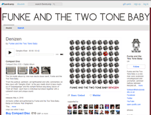 Tablet Screenshot of funkeandthetwotonebaby.bandcamp.com