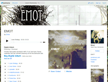 Tablet Screenshot of emot.bandcamp.com