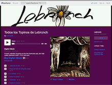 Tablet Screenshot of lebronch.bandcamp.com