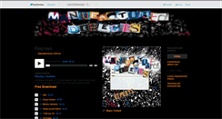 Desktop Screenshot of manufactureddefects.bandcamp.com