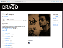 Tablet Screenshot of draco.bandcamp.com