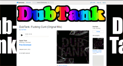 Desktop Screenshot of dubtank.bandcamp.com