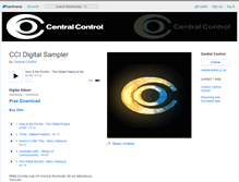 Tablet Screenshot of centralcontrol.bandcamp.com