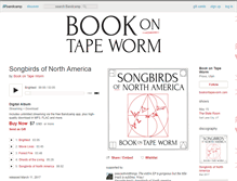 Tablet Screenshot of bookontapeworm.bandcamp.com