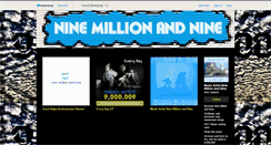 Desktop Screenshot of ninemillionandnine.bandcamp.com