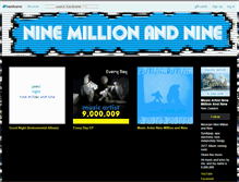 Tablet Screenshot of ninemillionandnine.bandcamp.com