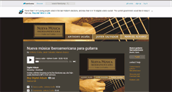 Desktop Screenshot of nuevaguitarraiberoamericana.bandcamp.com