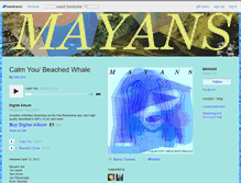 Tablet Screenshot of mayans.bandcamp.com