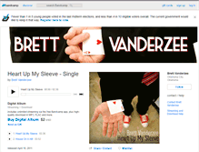 Tablet Screenshot of brettvanderzee.bandcamp.com