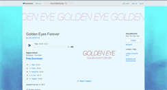 Desktop Screenshot of goldeneye.bandcamp.com