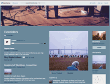 Tablet Screenshot of boxelders.bandcamp.com